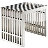 Gridiron Small Stainless Steel Bench by Lefancy