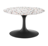 Lippa 28" Round Terrazzo Coffee Table by Lefancy