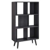 Transmit 5 Shelf Wood Grain Bookcase by Lefancy