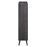 Transmit 5 Shelf Wood Grain Bookcase by Lefancy