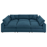 Commix 6-Piece Down Filled Overstuffed Sectional Sofa by Lefancy