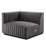 Conjure Channel Tufted Performance Velvet Loveseat by Lefancy
