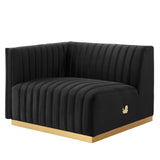 Conjure Channel Tufted Performance Velvet Loveseat by Lefancy