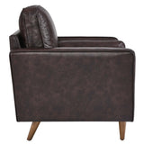 Valour Leather Armchair by Lefancy