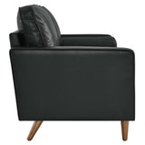 Valour Leather Loveseat by Lefancy
