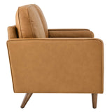 Valour Leather Loveseat by Lefancy