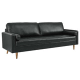 Valour 88" Leather Sofa by Lefancy
