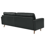 Valour 88" Leather Sofa by Lefancy