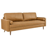 Valour 88" Leather Sofa by Lefancy