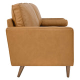Valour 88" Leather Sofa by Lefancy
