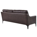 Corland Leather Sofa by Lefancy