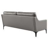 Corland Leather Sofa by Lefancy