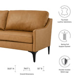 Corland Leather Sofa by Lefancy