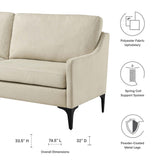 Corland Upholstered Fabric Sofa by Lefancy