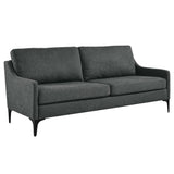 Corland Upholstered Fabric Sofa by Lefancy