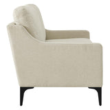 Corland Upholstered Fabric Loveseat by Lefancy