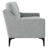 Corland Upholstered Fabric Loveseat by Lefancy