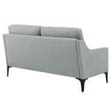 Corland Upholstered Fabric Loveseat by Lefancy
