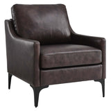 Corland Leather Armchair by Lefancy