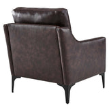 Corland Leather Armchair by Lefancy