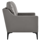 Corland Leather Armchair by Lefancy