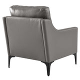 Corland Leather Armchair by Lefancy