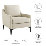 Corland Upholstered Fabric Armchair by Lefancy