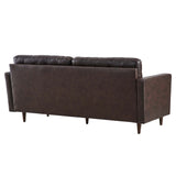 Exalt Tufted Leather Sofa by Lefancy