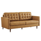 Exalt Tufted Leather Sofa by Lefancy