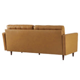 Exalt Tufted Leather Sofa by Lefancy