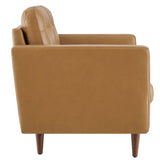 Exalt Tufted Leather Loveseat by Lefancy