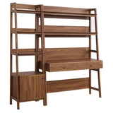 Bixby 2-Piece Wood Office Desk and Bookshelf by Lefancy