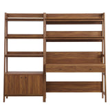 Bixby 2-Piece Wood Office Desk and Bookshelf by Lefancy