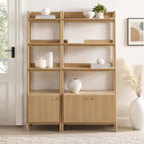 Bixby Wood Bookshelves Set of 2 by Lefancy