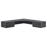Render Wall Mount Corner Office Desk by Lefancy