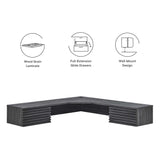 Render Wall Mount Corner Office Desk by Lefancy