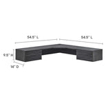 Render Wall Mount Corner Office Desk by Lefancy