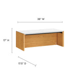 Kinetic 38" Wall-Mount Office Desk by Lefancy