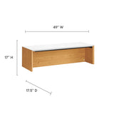 Kinetic 49" Wall-Mount Office Desk by Lefancy