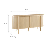 Cadence 63" Curved Sideboard by Lefancy