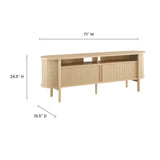 Cadence 71" Curved TV Stand by Lefancy