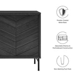 Harper Chevron Sideboard by Lefancy