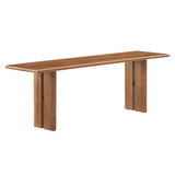 Amistad 58" Wood Bench by Lefancy