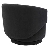 Celestia Boucle Fabric Swivel Chair by Lefancy