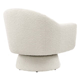 Astral Boucle Fabric Swivel Chair by Lefancy