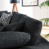 Commix Down Filled Overstuffed Boucle Fabric 3-Seater Sofa by Lefancy