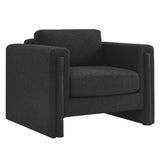 Visible Boucle Fabric Armchair by Lefancy