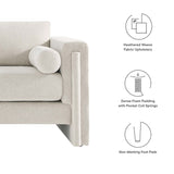 Visible Fabric Loveseat by Lefancy