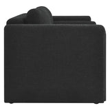 Visible Boucle Fabric Loveseat by Lefancy