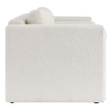 Visible Boucle Fabric Loveseat by Lefancy